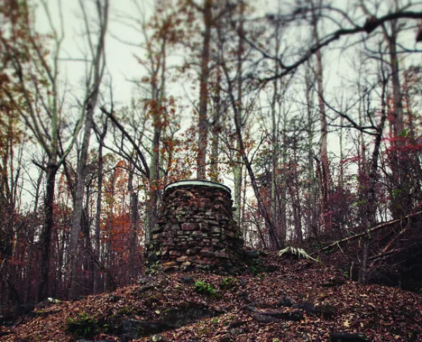 Remains of Catherine's Furnace, Chancellorsville Battlefield, FSNMP, Spotsylvania County, Va.